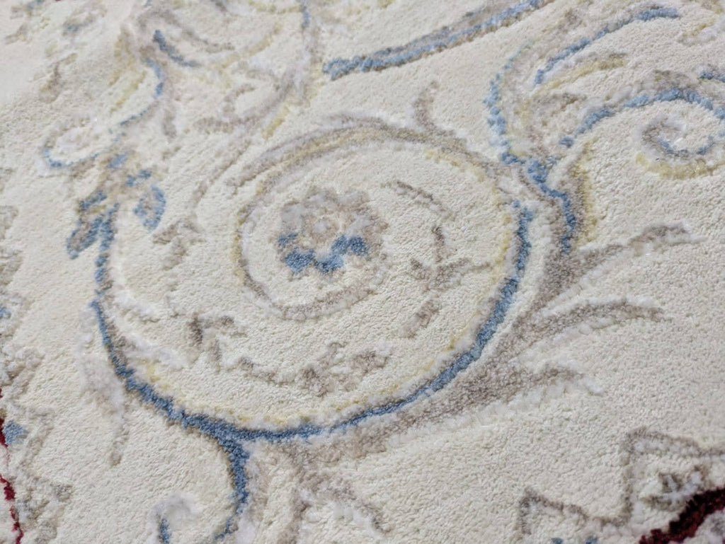 Pre-owned Luxury Iranian Tabriz Silk Rug - like New