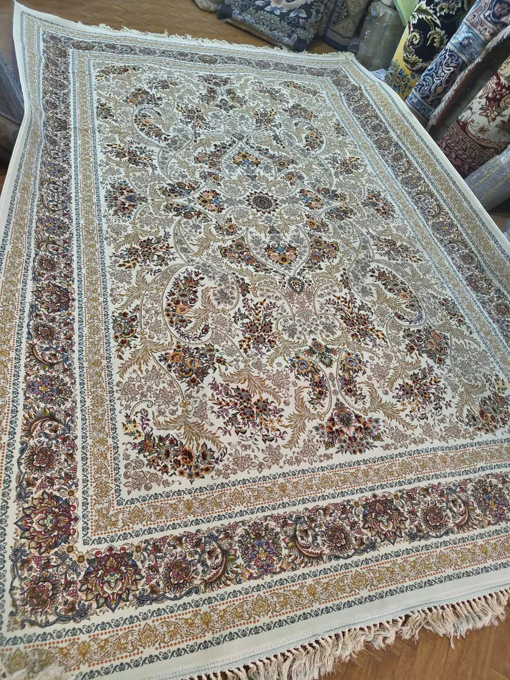 Luxury Iranian Silk Rug - Never used