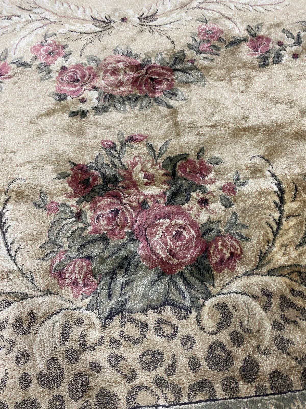 Pre-owned Pure Belgian Silk Rug - like New