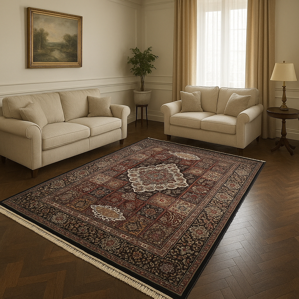 Pre-owned New Iranian Wool Rug - like New