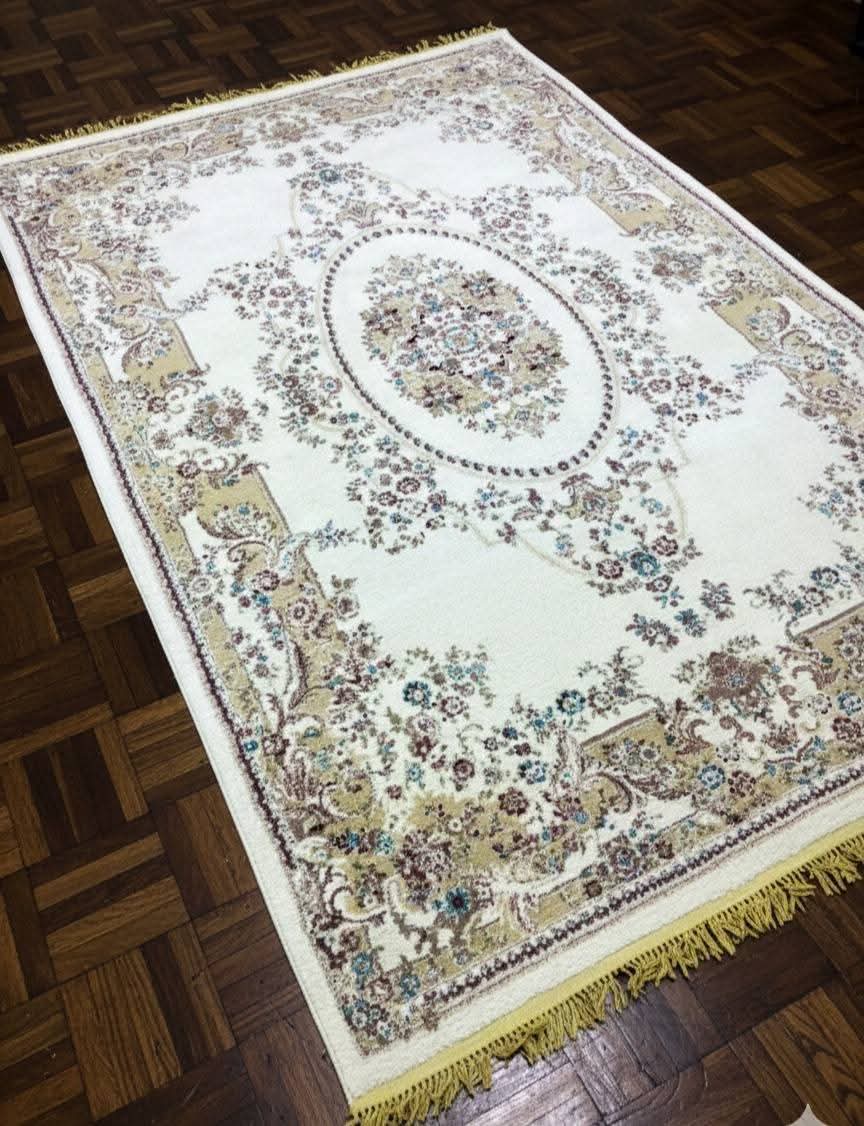 Pre-owned Heavy Isfahan Wool Rug - like New