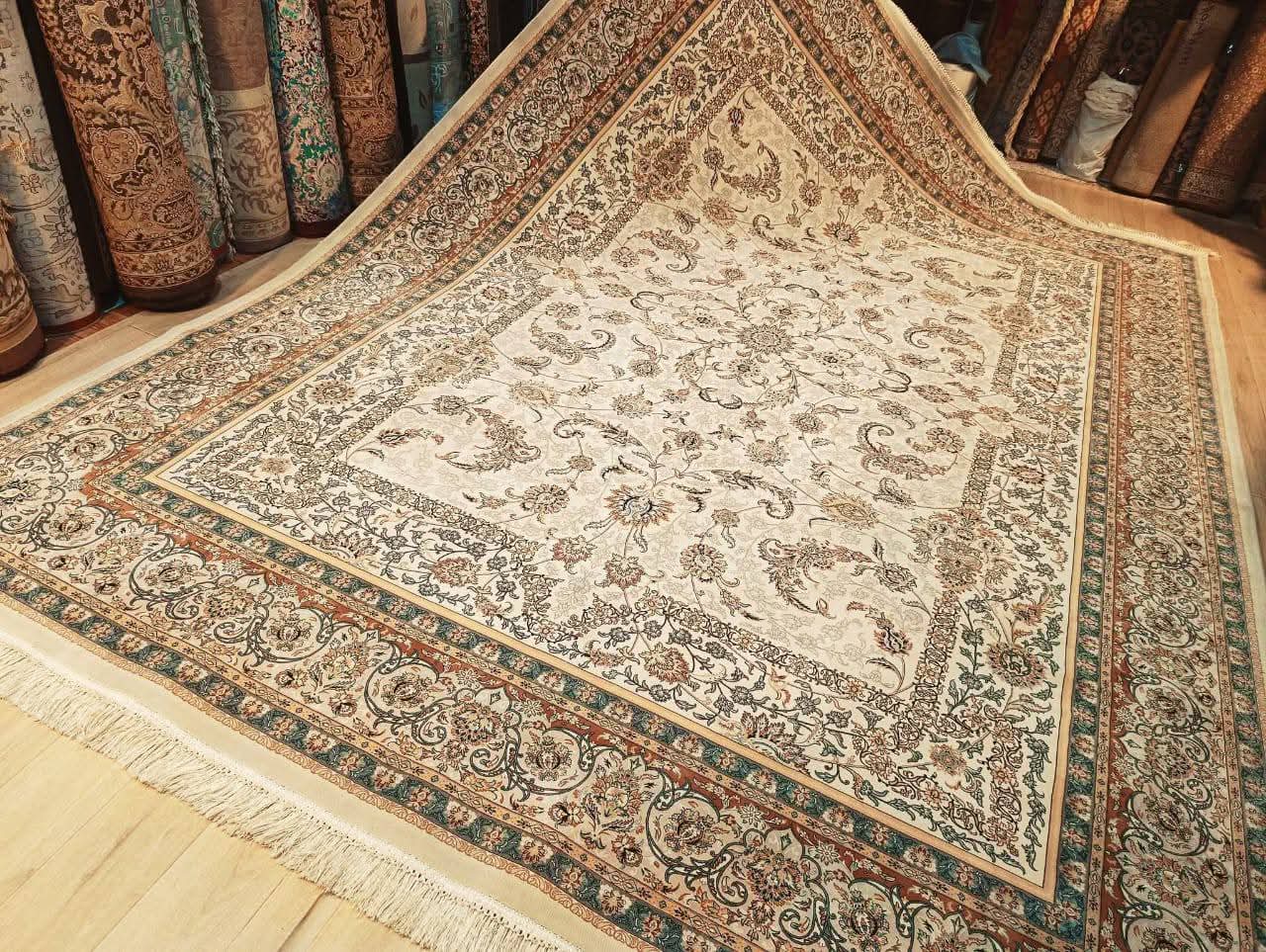 Authentic Persian Silk Rug - like New
