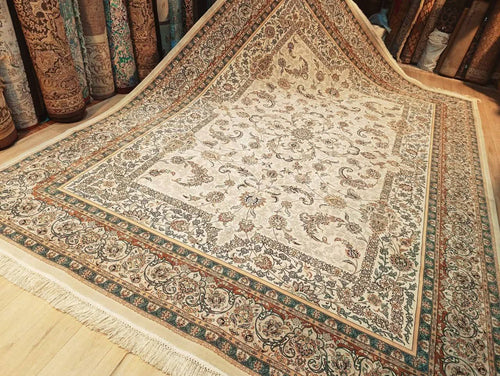 Authentic Persian Silk Rug - like New
