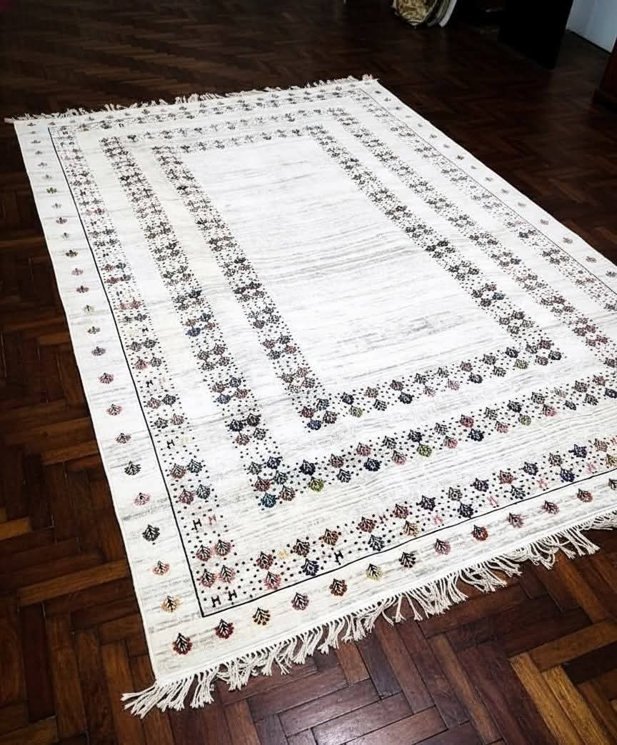 Luxury Iranian Natural Wool Rug - Zero Use