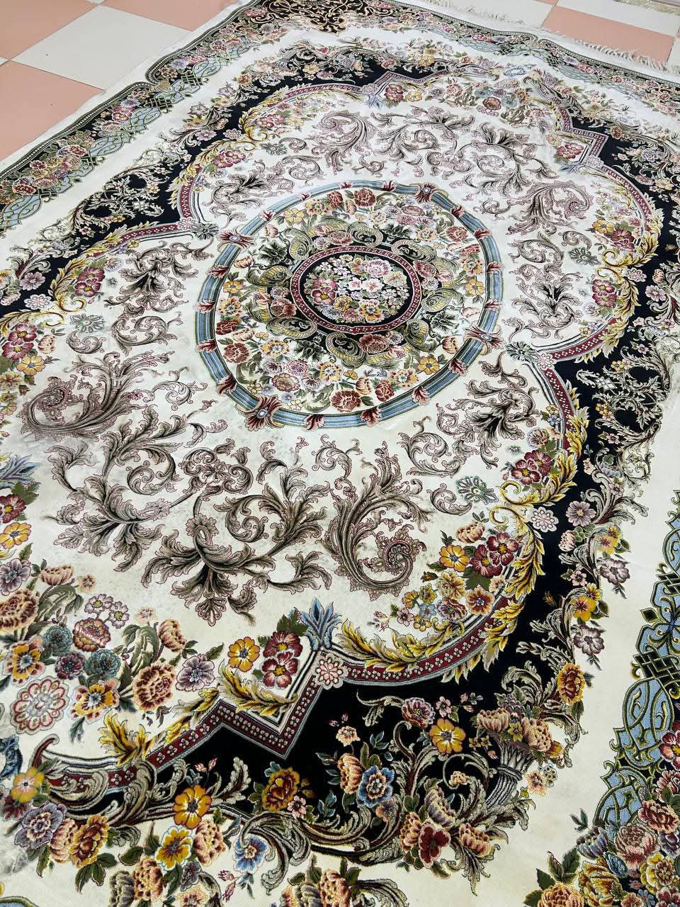 Luxury Persian Silk Rug - like New