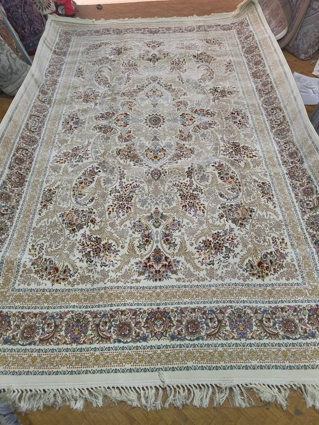 Luxury Iranian Silk Rug - Never used