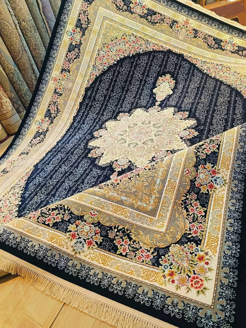 Brand New Iranian Silk Rug - Zero