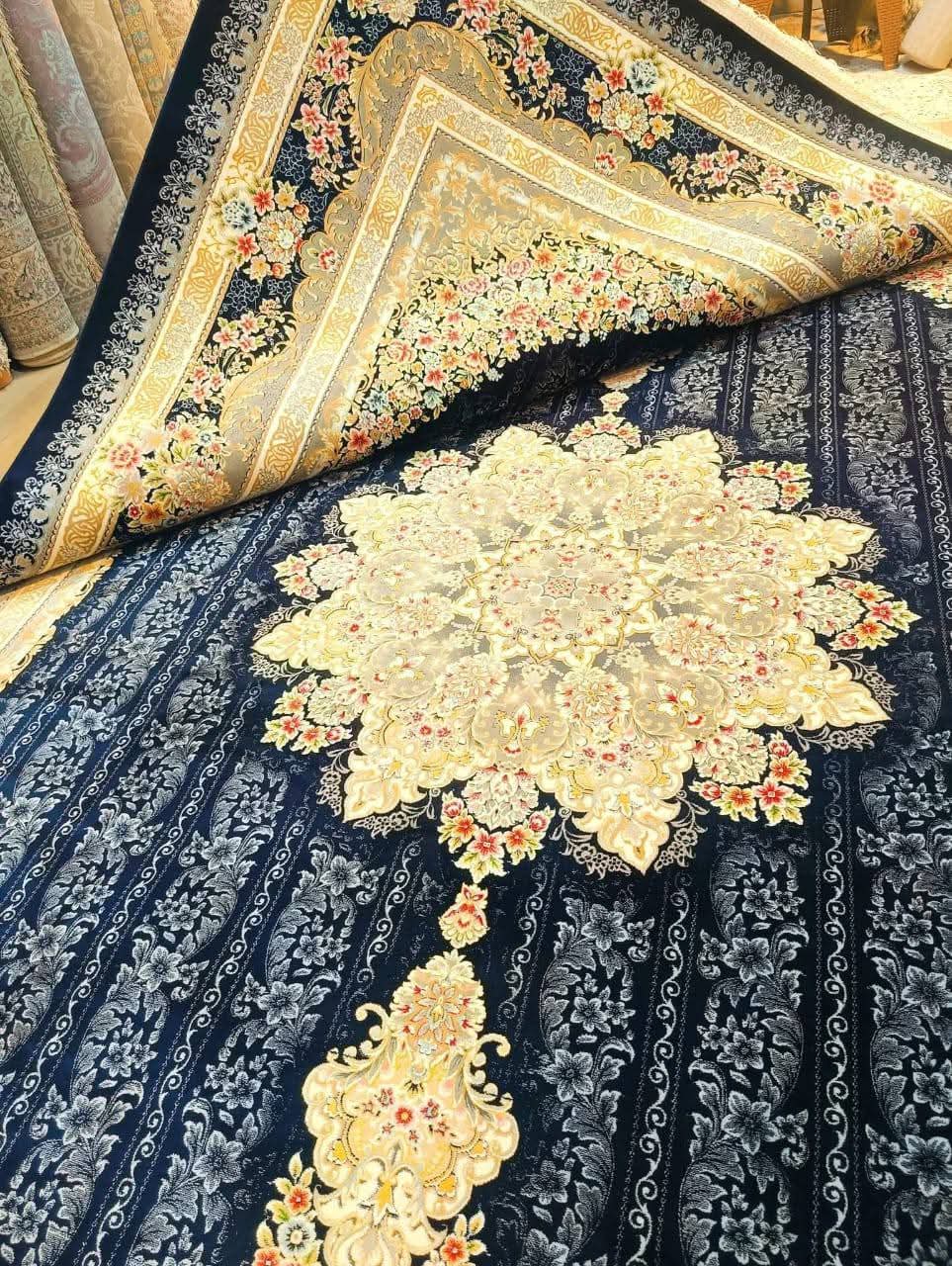 Brand New Iranian Silk Rug - Zero