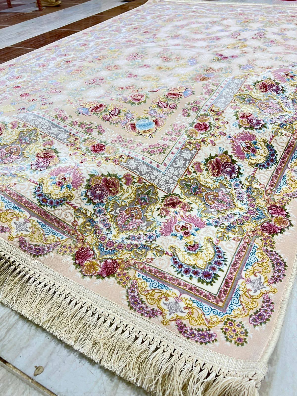 Persian Silk Carpet – Alif Zahra Design (pre_Owend)