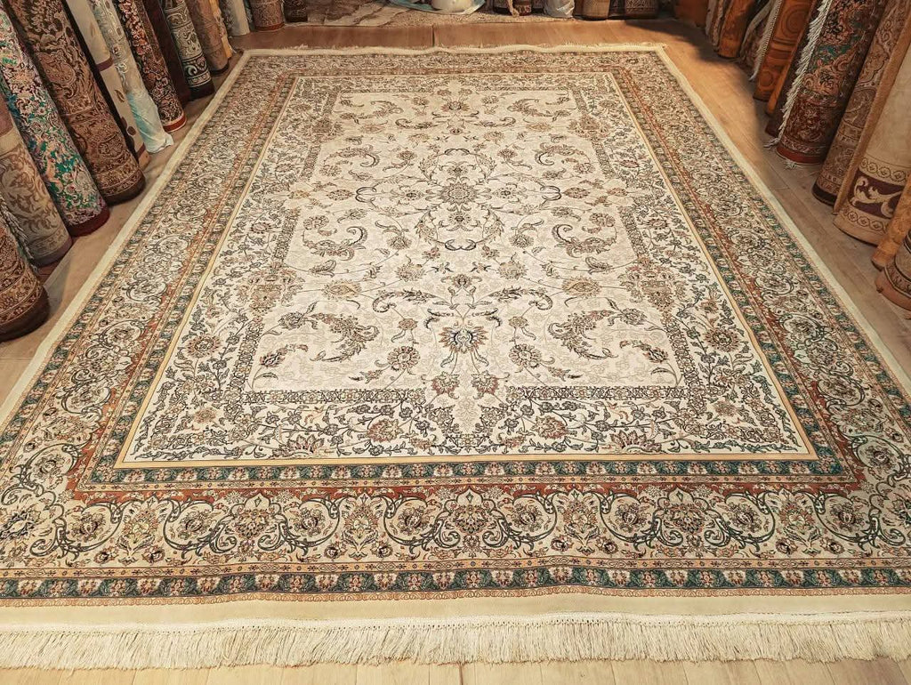 Authentic Persian Silk Rug - like New