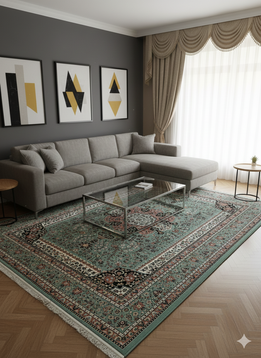 Bursa Wool Rug - Excellent Condition