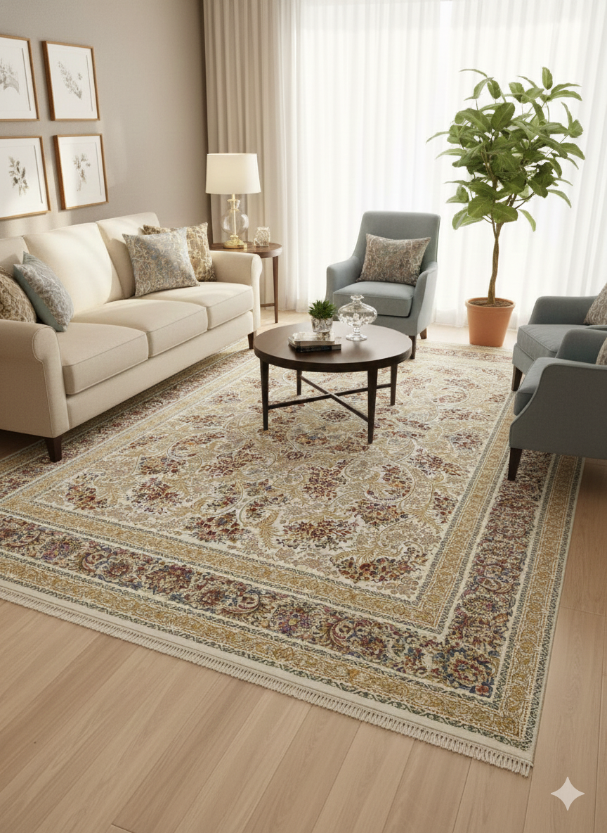 Luxury Iranian Silk Rug - Never used