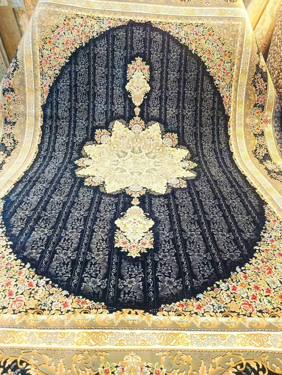 Brand New Iranian Silk Rug - Zero
