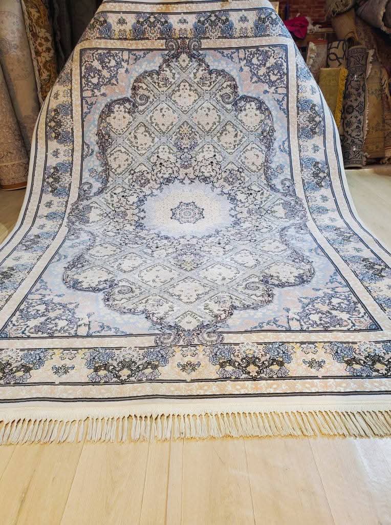 Premium Iranian Silk Rug - like New