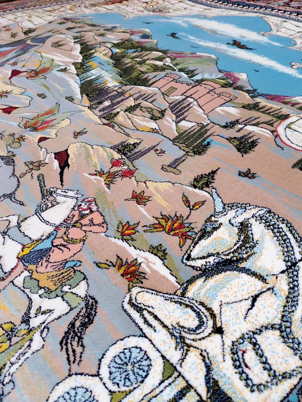 Pre-owned Iranian Pure Silk Rug - like New